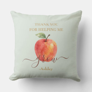 Watercolor Apple Teacher - Tack Gift Kudde