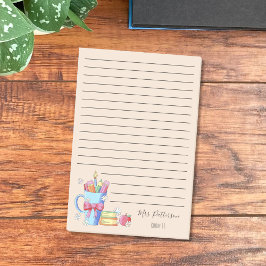 Watercolor Art Teacher Regler Post-it Notes