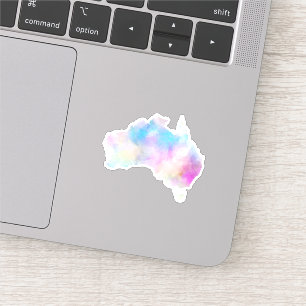 Watercolor Australia Sticker Klistermärken