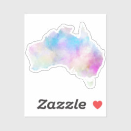 Watercolor Australia Sticker Klistermärken