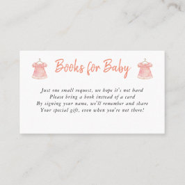 Watercolor Baby Dress Bokar för införande av Baby-