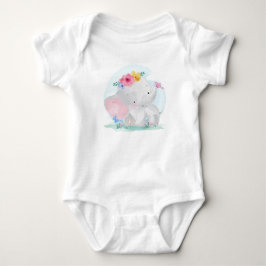 Watercolor Baby Elephant T Shirt