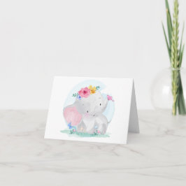 Watercolor Baby Elephant Tack