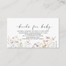 Watercolor Baby i Bloom babydusch bokar för Tilläggskort