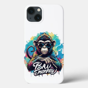Watercolor Bad Monkey iPhone 13 Caseser
