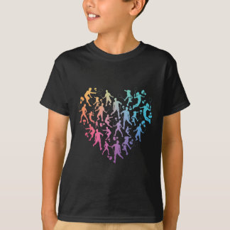 Watercolor Badminton Player Team Shuttle Älskare F T Shirt