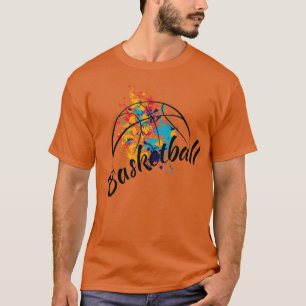 Watercolor Basketball Manar T Shirt
