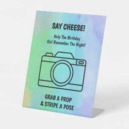 Watercolor Bath Bomb Birthday Selfie