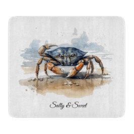 Watercolor Beach Crab, custom