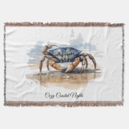 Watercolor Beach Crab Filt