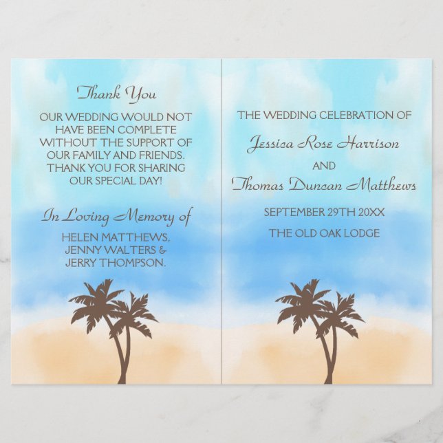 Watercolor Beach WedCollection (Framsida)