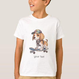 Watercolor Beagle Boy T-Shirt