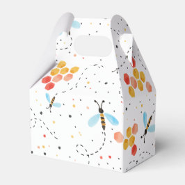 Watercolor Bee Mönster Presentaskar