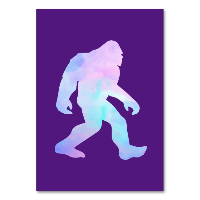 Watercolor Bigfoot       Bordsnummer (Framsidan)