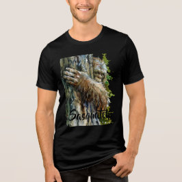 Watercolor Bigfoot Sasquatch Forest Dweller T Shirt