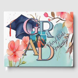 Watercolor Bild Studenten Gästböcker