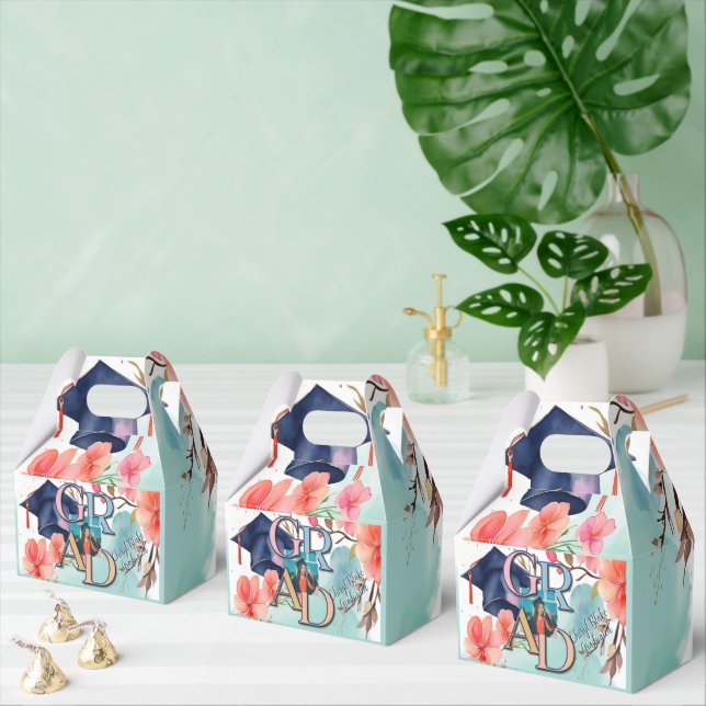 Watercolor Bild Studenten Presentaskar (Multipel)