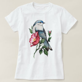 Watercolor Bird T Shirt