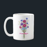 Watercolor Birth Flower Aster Custom Kaffemugg<br><div class="desc">Celebrate a special connection with our Watercolor Birth Flower Personalized Mug. Featuring a floral illustration that represents the unique beauty of their birth month, this mug blends artistic flair with everyday functionality. The soft, ethereal watercolor textures pop against the crisp ceramic, creating a piece that feels more like a work...</div>