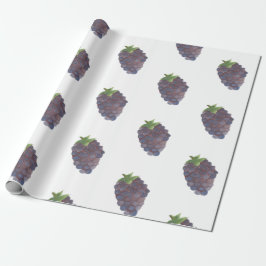Watercolor Blackberry Wrapping Papper för gåvor Presentpapper
