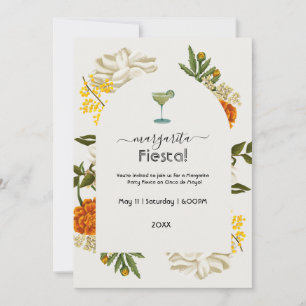Watercolor Blommigt Mexican Margarita Fiesta Inbjudningar