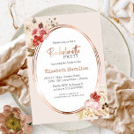 Watercolor Blommigt Ro Bachelorette Party Inbjudningar<br><div class="desc">Fånga andan från den ultimata bachelorette helg med våra elegant vattenfärgsinbjudningar till blommigten. 🎨 ✨ Se till att dina flickor är upphetsade och redo att fira med ett inbjudan som lovar helg i kärlek,  skratt och varaktiga minnen.</div>