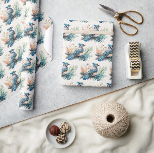 Watercolor Blue Jay Presentpapper