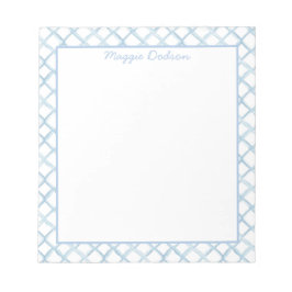 Watercolor Blue Notepad Anteckningsblock