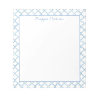Watercolor Blue Notepad Anteckningsblock