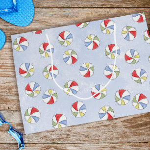 Watercolor Blue Summer Beach Bollar