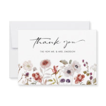 Watercolor Boho Blommigt Bröllop