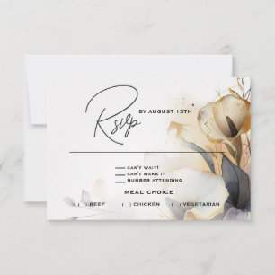 Watercolor Boho Calla Lily Blommigt OSA Kort