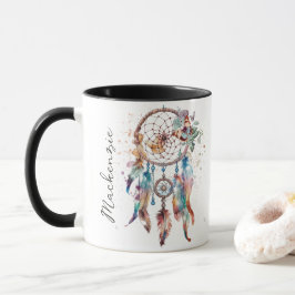 Watercolor Boho Dreamcatcher Mugg