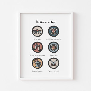 Watercolor boho, Guds pansar poster
