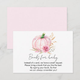 Watercolor Boho Pumpkin Babyduschen Tilläggskort