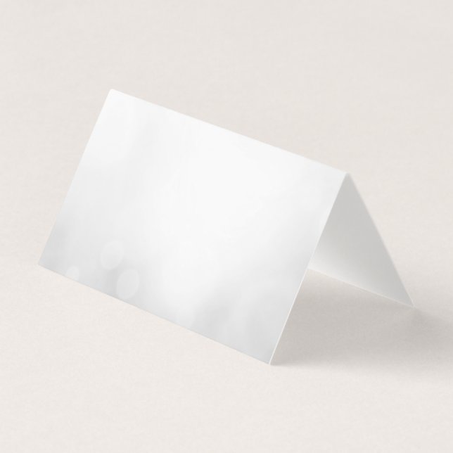 Watercolor Bokeh - Grått Kort (Framsida)