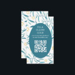 Watercolor Botanical Star David Pub Bat mitzvah QR Tilläggskort<br><div class="desc">Kort till perfekten för att meddela bat mitzvah, pub mitzvah eller andra judiska firande! Hand gjorde vattenfärgsgrafik åt dig på framsidan och baksidan! FULLT ANPASSADE! Klicka på "Anpassa" ovan om du vill redigera texten och lägga till länken till QR-koden. Klicka på "Redigera med verktyg" om du vill justera typsnitt, färg...</div>