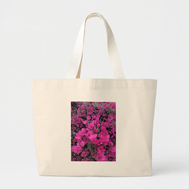 Watercolor-Bougainvillea Jumbo Tygkasse (Framsidan)