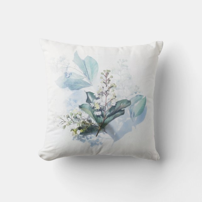 Watercolor Bouquet, blommor Kudde (Framsida)