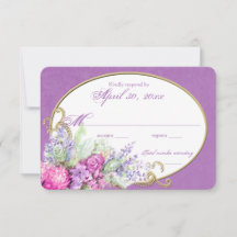 Watercolor Bouquet Bröllop Reply