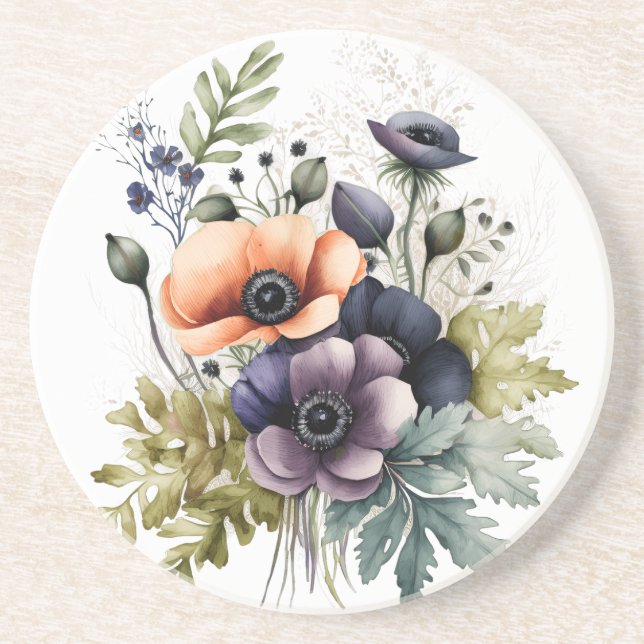 Watercolor Bouquet  Underlägg (Framsidan)