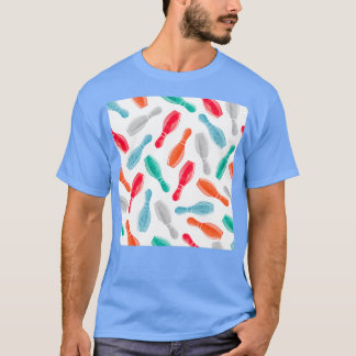 Watercolor Bowling Stift T Shirt