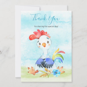 Watercolor Boy Tupp Farm Tack Kort
