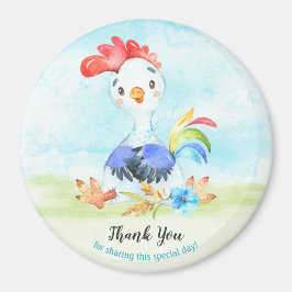 Watercolor Boy Tupp Farm Tack Magnet