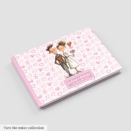 Watercolor Bröllop par Funny Guest bok