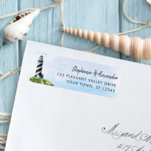 Watercolor Bröllop Returadress