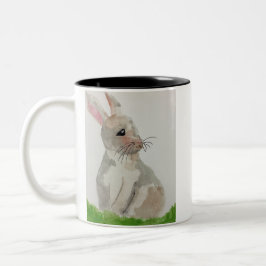 Watercolor Bunny mugg