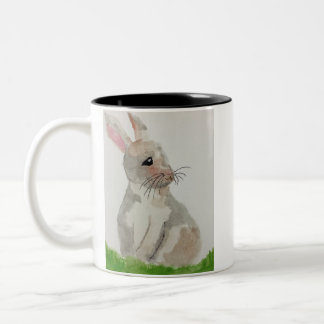 Watercolor Bunny mugg