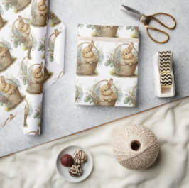 Watercolor Bunny Presentpapper