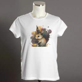 Watercolor Bunny Rabbit Halloween T Shirt